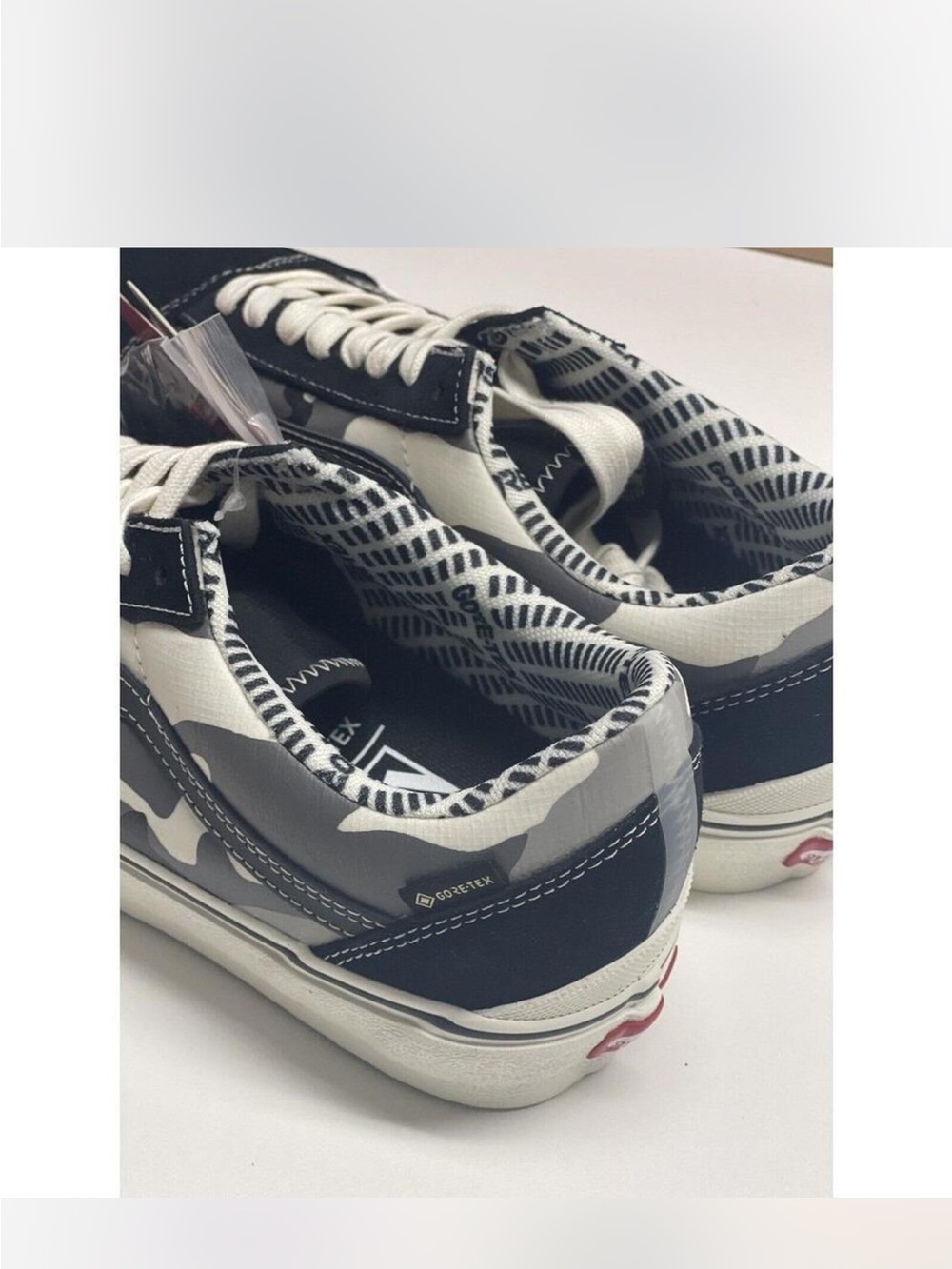Vans Old Skool Gore-Tex Camo Black gray men’s sz 7.5